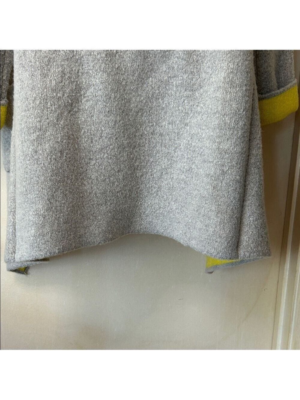 Jin Collection Gray and Yellow Women's Cardigan size S - Picture 9 of 11
